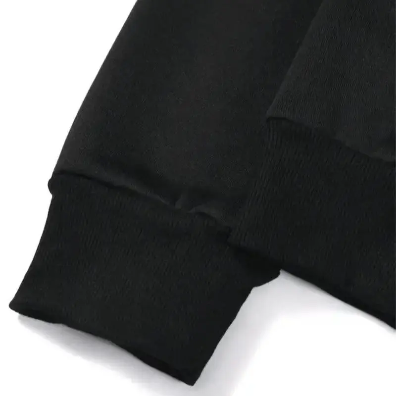 Black Beautiful Bear Printed Hoodie