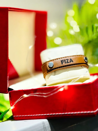 Customized leather bracelet Custom gifts for him/her