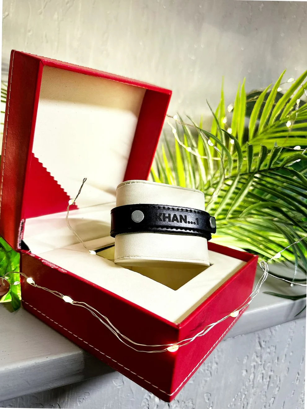 Customized leather bracelet Custom gifts for him/her