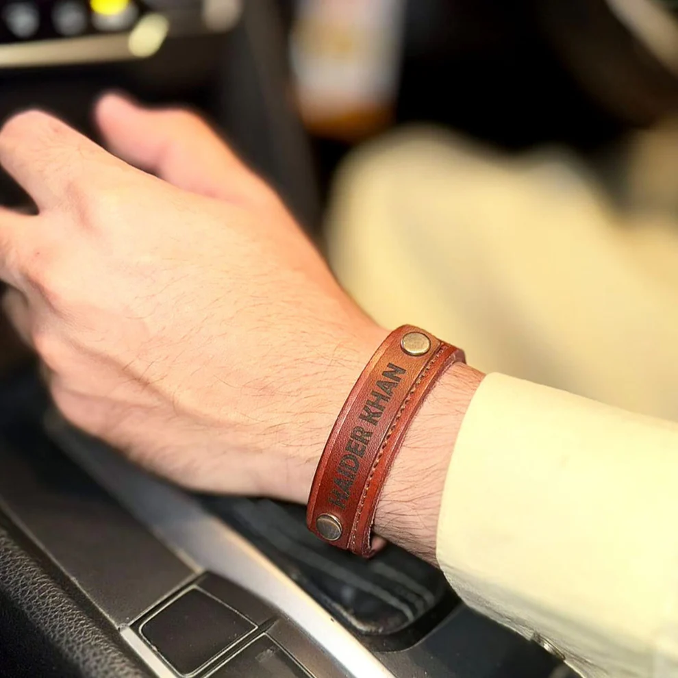 Customized leather bracelet Custom gifts for him/her