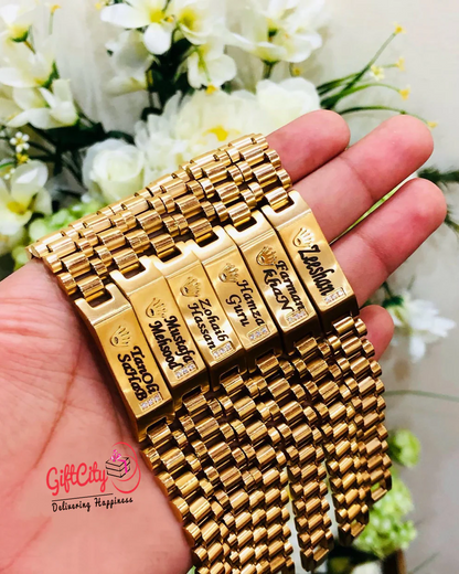 Personalize Custom Men's Bracelet