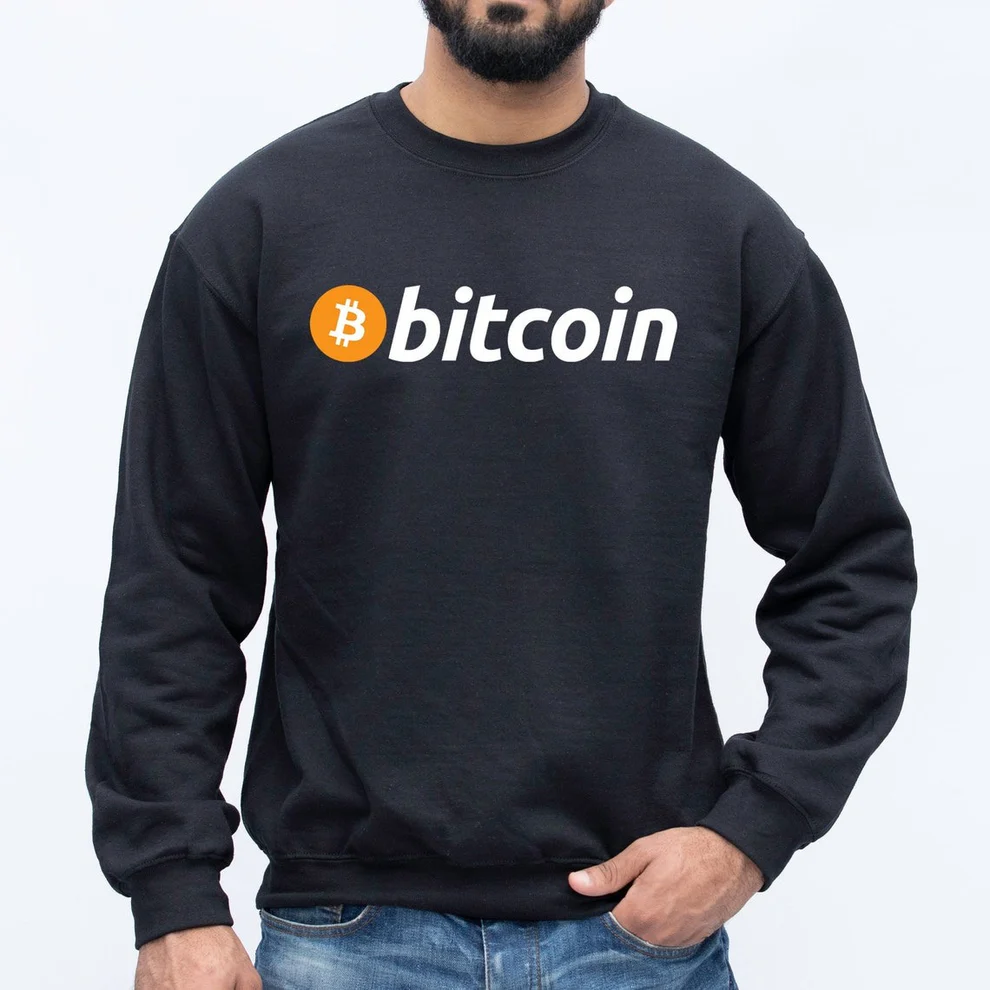 Bitcoin Logo Hoodie | Bitcoin Sweatshirt | BTC Crypto Coin | Cryptocurrency Gifts