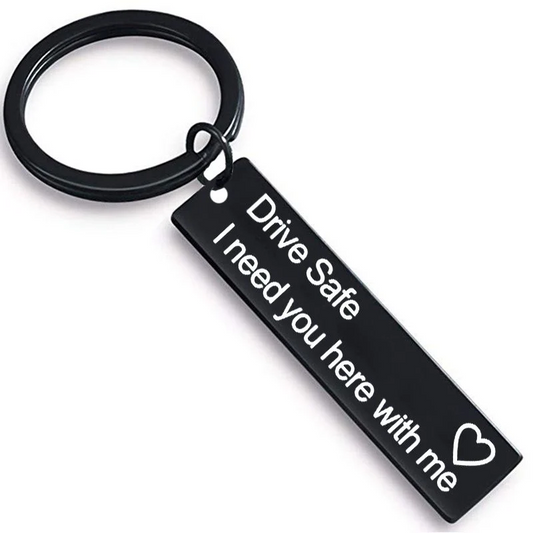 Drive Safe Keychain – A Loving Reminder for Those You Care About