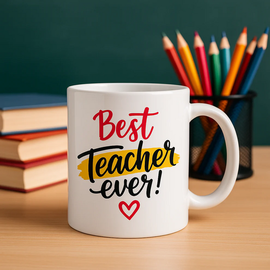 Customized Best Teacher Ever Mug